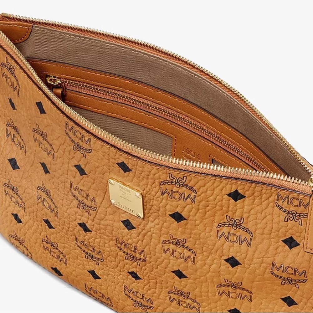 MCM  Zip Pouch in Visetos Original
